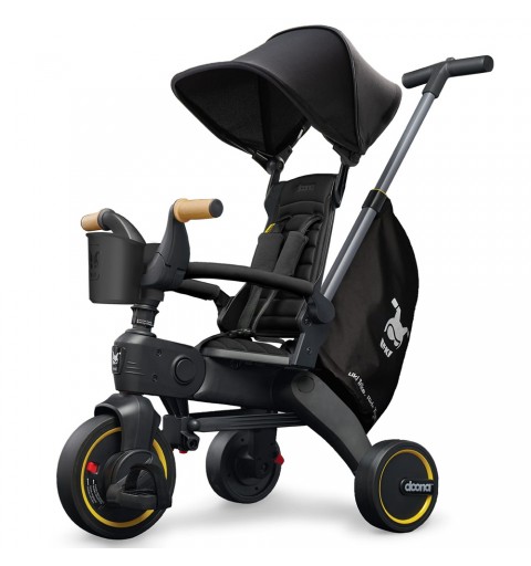 Doona Liki S5 - Składany Rowerek Trójkołowy | Nitro black